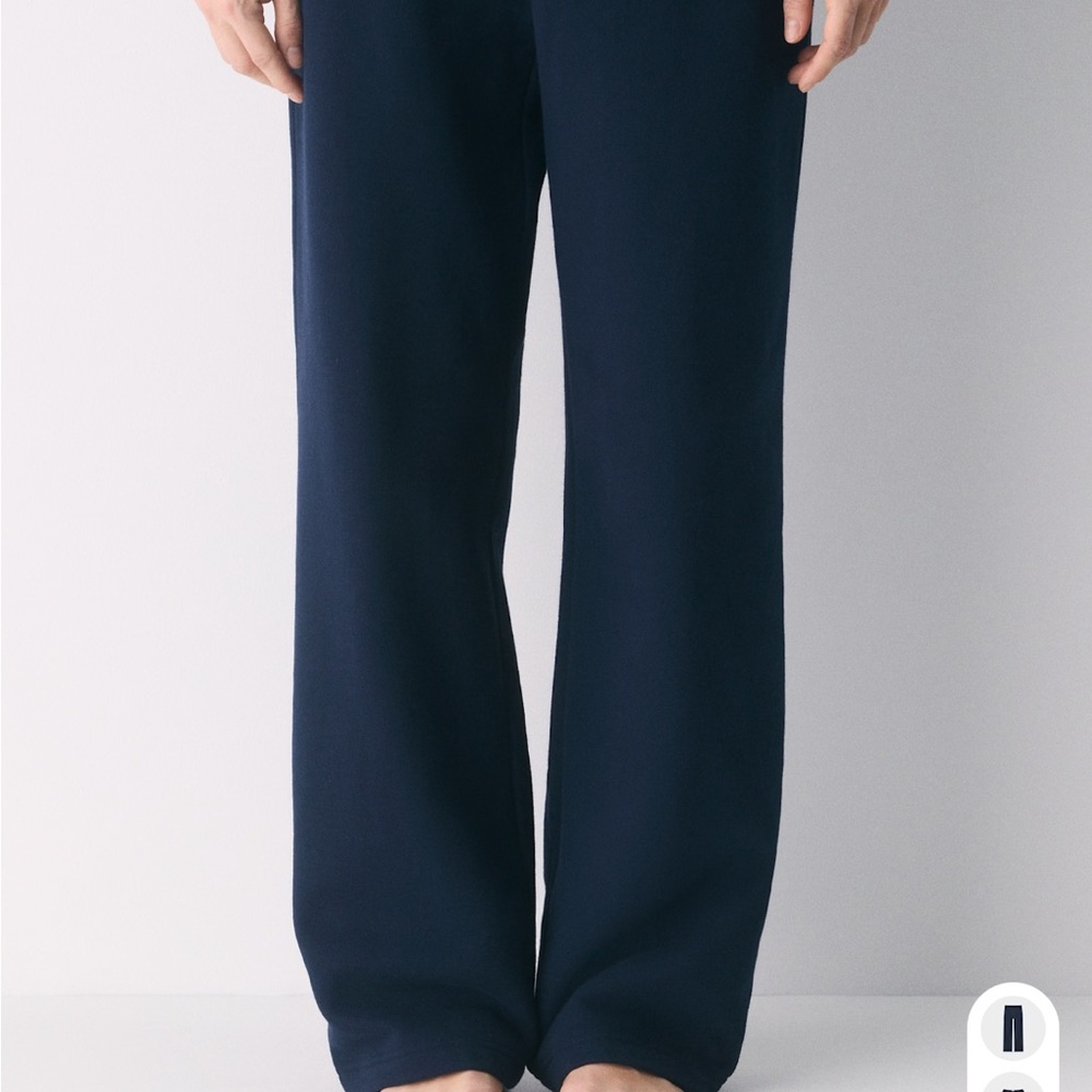 Aritzia Women's Navy Wide Leg Pants